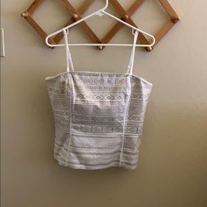 Spaghetti strap or strapless structured top